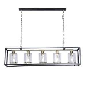 Lustra suspendata metal stil industrial decorativ Belle 5L