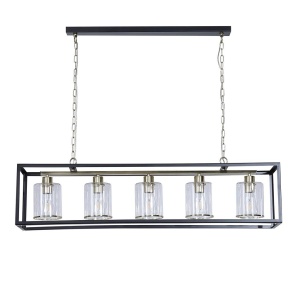 Lustra suspendata metal stil industrial decorativ Belle 5L 148075 universul-luminii.ro