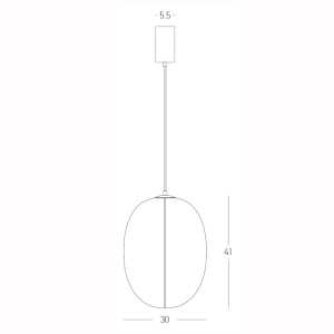 Lustra Suspendata MULBERRY, Negru, ZB-25171 171045 universul-luminii.ro