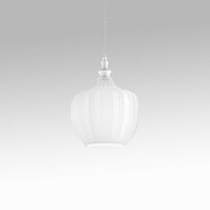 Lustra suspendata, Pendul CLEOFE ambra, alb, cobalt sau ecru 149645 universul-luminii.ro