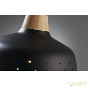 Lustra suspendata / Pendul design modern BLOG negru A505R01 JG - Img 3