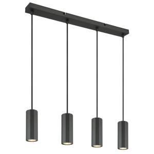 Lustra suspendata stil minimalist JAMES 4L gri - Img 1