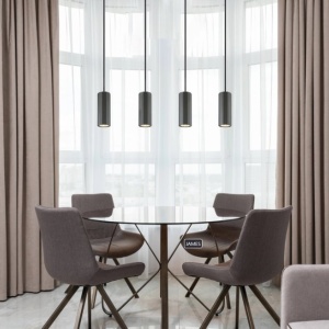 Lustra suspendata stil minimalist JAMES 4L gri - Img 2