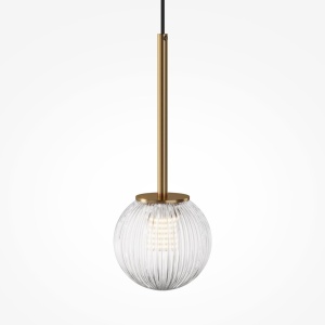 Lustra suspendata tavan baie, IP44 Glace bronz - Img 4