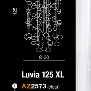 Lustra XL moderna design deosebit 60cm Luvia CH 70825 universul-luminii.ro