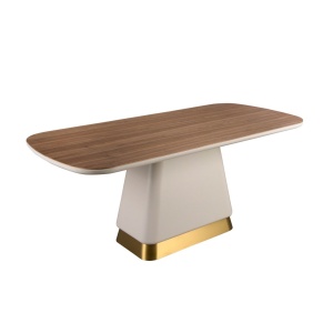 Masa deosebita design LUX Walnut-Bej 200x95cm