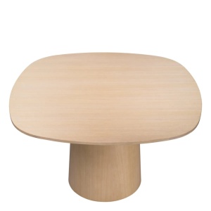 Masa design LUX Motto furnir stejar, 130x130cm - Img 5