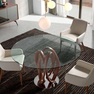 Masa dining design deosebit Ben, 120cm AC 1021 - Img 7