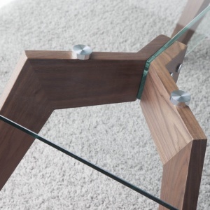 Masa dining design deosebit Walnut Wood, 160x95cm AC-W1008DT - Img 7
