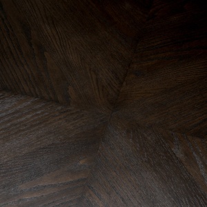 Masa dining design LUX Rexton 150x150cm, Ebony oak veneer - Img 3