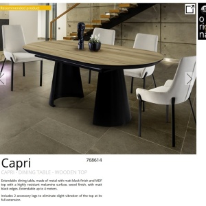 Masa dining extensibila design lux Capri - Img 9