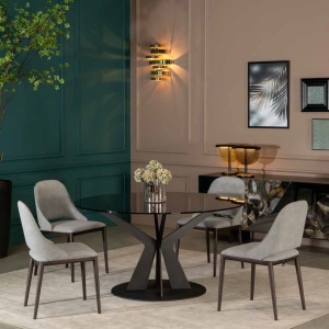 Masa eleganta design avangardist Tree 140cm - Img 6