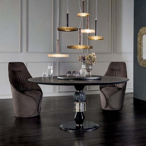 Masa eleganta design extravagant Pandora, 160cm - Img 3