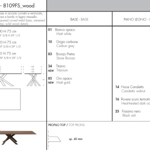 Masa eleganta design LUX STYLE 300x120cm - Img 2