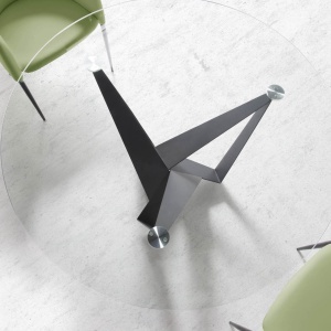Masa eleganta design modern Ruby, 150cm AC-CT2061R-NEGRO - Img 5
