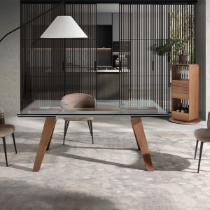Masa extensibila deosebita design LUX Glass 180-270cm - Img 4