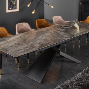 Masa extensibila moderna Euphoria 180-220-260cm, Marmor-Optik - Img 4