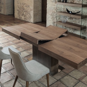 Masa extensibila Walnut, 180-240x100cm AC-LE025 - Img 6