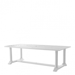 Masa pentru interior si exterior Bell Rive alb, 240x103cm 112849 HZ