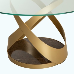 Masa rotunda eleganta design LUX Capri 140cm - Img 3