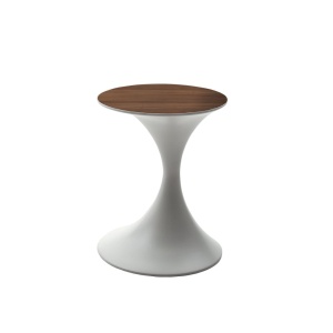 Masuta Auxiliara Design LUX, Andorra Sticla/ Lemn