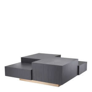 Masuta de cafea design elegant LUX Nerone, gri carbune 113962 HZ - Img 4