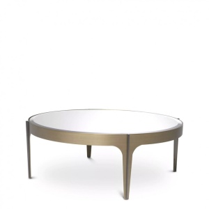 Masuta de cafea design LUX Artemisa S, alama periata 116138 HZ
