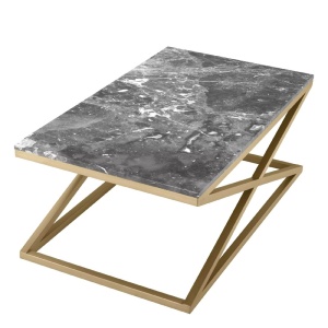 Masuta de cafea design LUX Criss Cross 120x70cm - Img 4