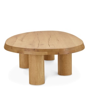Masuta de cafea din lemn design LUX Prelude, Reclaimed oak - Img 4