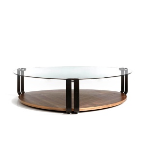 Masuta de cafea eleganta design LUX Walnut AC 2055-MH1904A-NOGAL - Img 4