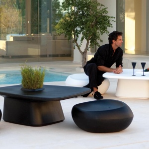 Masuta de cafea exterior / interior design modern premium MOMA COFFEE TABLE 45115A Vondom - Img 2