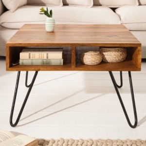 Masuta design industrial vintage Scorpion 60cm Sheesham - Img 4