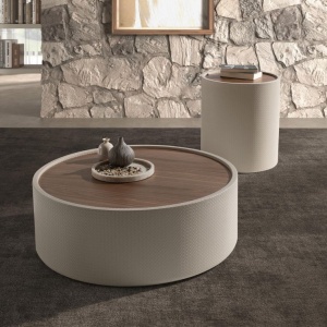 Masuta laterala design LUX Walnut-Bej - Img 5