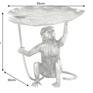 Masuta laterala design unic WILDLIFE MONKEY 55cm - Img 3