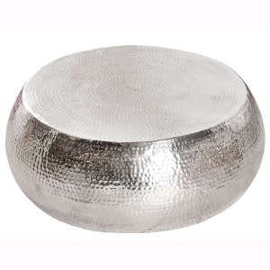 Masuta Living eleganta din metal Optik 80cm argintiu A-38396 VC