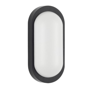 Mini Aplica LED de perete exterior, IP65, TIEPOLO negru