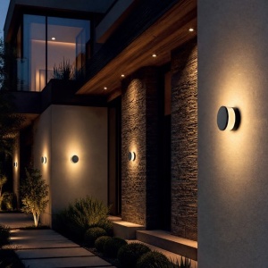 Mini Aplica LED iluminat exterior IP54 SILL negru