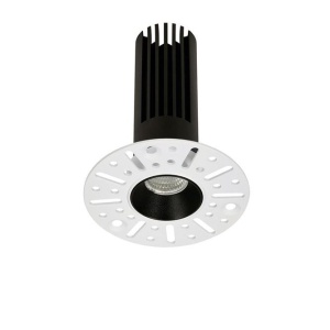 Mini Spot incastrabil LED 10W 3000K Trimless Duran negru