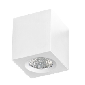 Mini Spot LED aplicat tavan/plafon NANO SQUARE alb - Img 1
