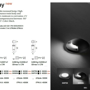 Mini Spot LED incastrabil pamant iluminat exterior IP67 WAY ONE SIDE 3000K 93425 universul-luminii.ro