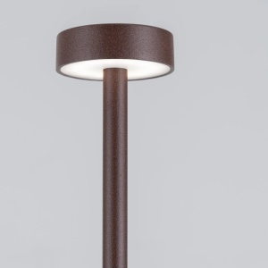 Mini Stalp LED cu tarus, iluminat exterior modern IP65 KIKO corten 24V - Img 5