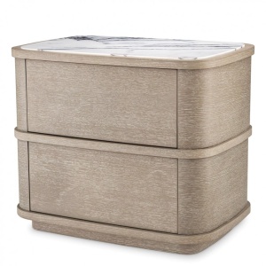 Noptiera/ masuta laterala design LUX Cabana, stejar albit 115718 HZ