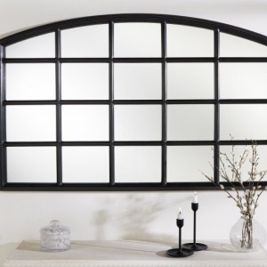Oglinda decorativa design fereastra Paris 120cm negru - Img 7