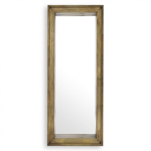 Oglinda decorativa design LUX din otel finisaj alama vintage Magenta 200x80cm 113613 HZ