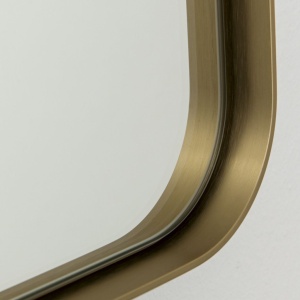 Oglinda decorativa design modern CARLO auriu 152-76cm - Img 6