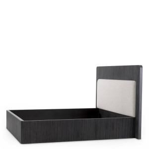 Pat dublu design LUX Dimitrios 180x210cm, gri carbune - Img 6