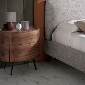 Pat dublu design LUX modern cu tablie eleganta Allan 180x200cm - Img 2