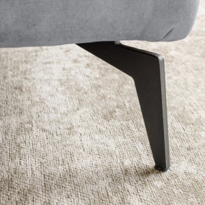 Pat elegant tapitat cu catifea gri, Amsterdam 180x200cm A-46164 VC - Img 2