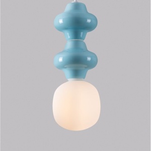 Pendul ceramic design modern CHIC albastru 152145 universul-luminii.ro
