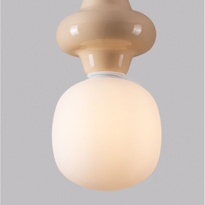 Pendul ceramic design modern CHIC galben 152125 universul-luminii.ro